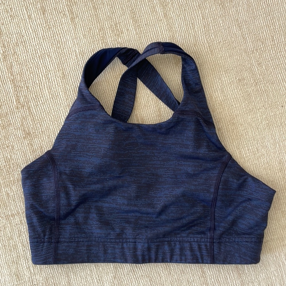 Outdoor Voices Sports Bra Size Small - navy blue